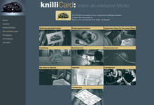 Bewerbung der Kundenkarte im Webauftritt, Knilli Website, Knilli Card, CMS, Content-Management-System, Internetauftritt, konzipieren, Promotion, Web-Präsenz