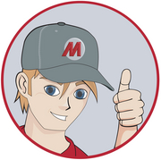 Für die neue M-Rast - Illustration wurde von unserer Kreativschmiede dieses Maskottchen geschaffen.