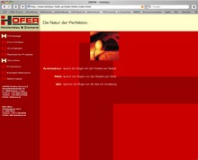 Holzbau Hofer - Internetauftritt, Content-Management-System, Newsletter-Konzeption, Werbeagentur Graz, CMS